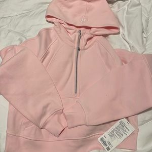 Lululemon Scuba Half Zip in Strawberry Milkshake XS/S